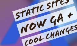 Featured image of post Day 47: Static Sites Update