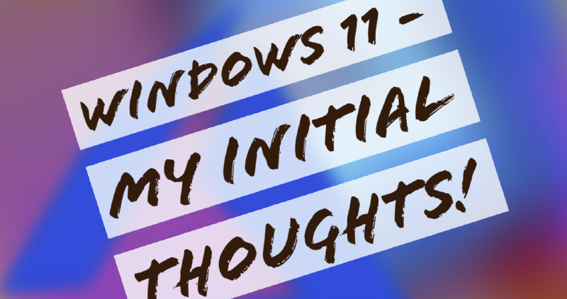 Featured image of post Day 50: Windows 11