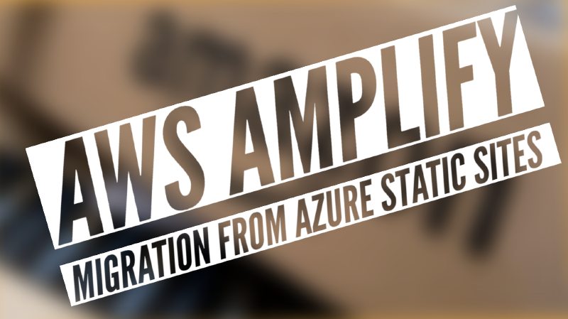 Featured image of post Day 60: AWS Amplify